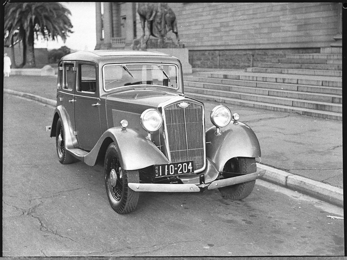 Wolseley car taken for Telegraph classified ads (1937)