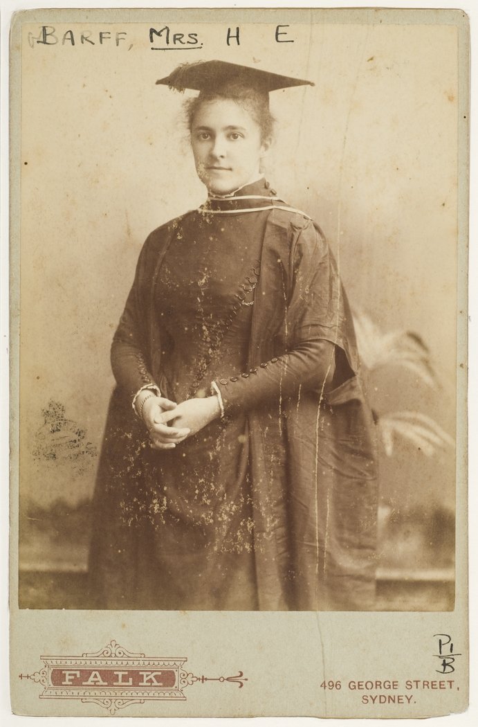 Jane Foss Barff (nee Russell), educationist, 29 November 1890, Camperdown