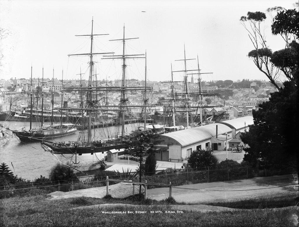 Woolloomooloo Bay, Sydney, 1900