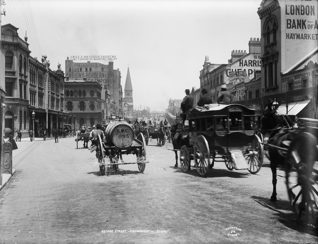 George Street, Haymarket, Sydney, c 1900, c. 1900