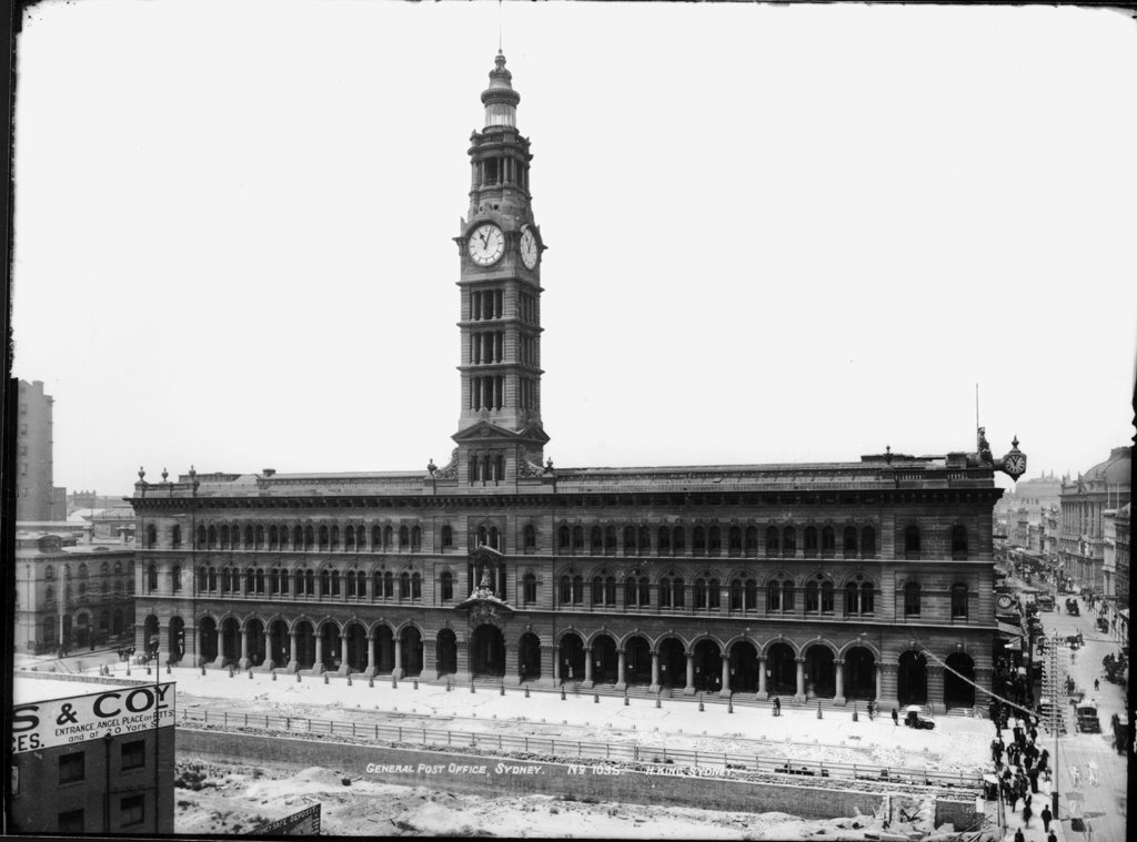 General Post Office, Sydney, c 1900, Sydney city centre (c. 1900)