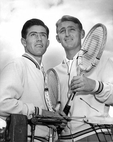 Ken Rosewall Lew Hoad 1954 Davis Cup, Rushcutters Bay