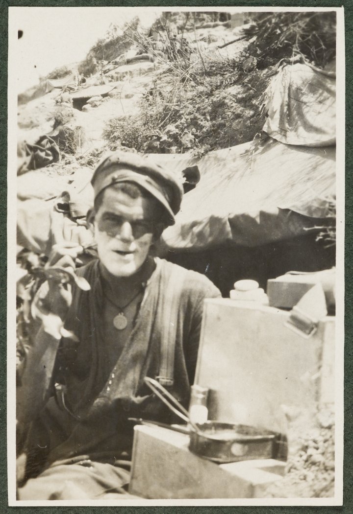 "577" (Shaving) (portrait of Henry Charles Marshall), Kensington (1915)