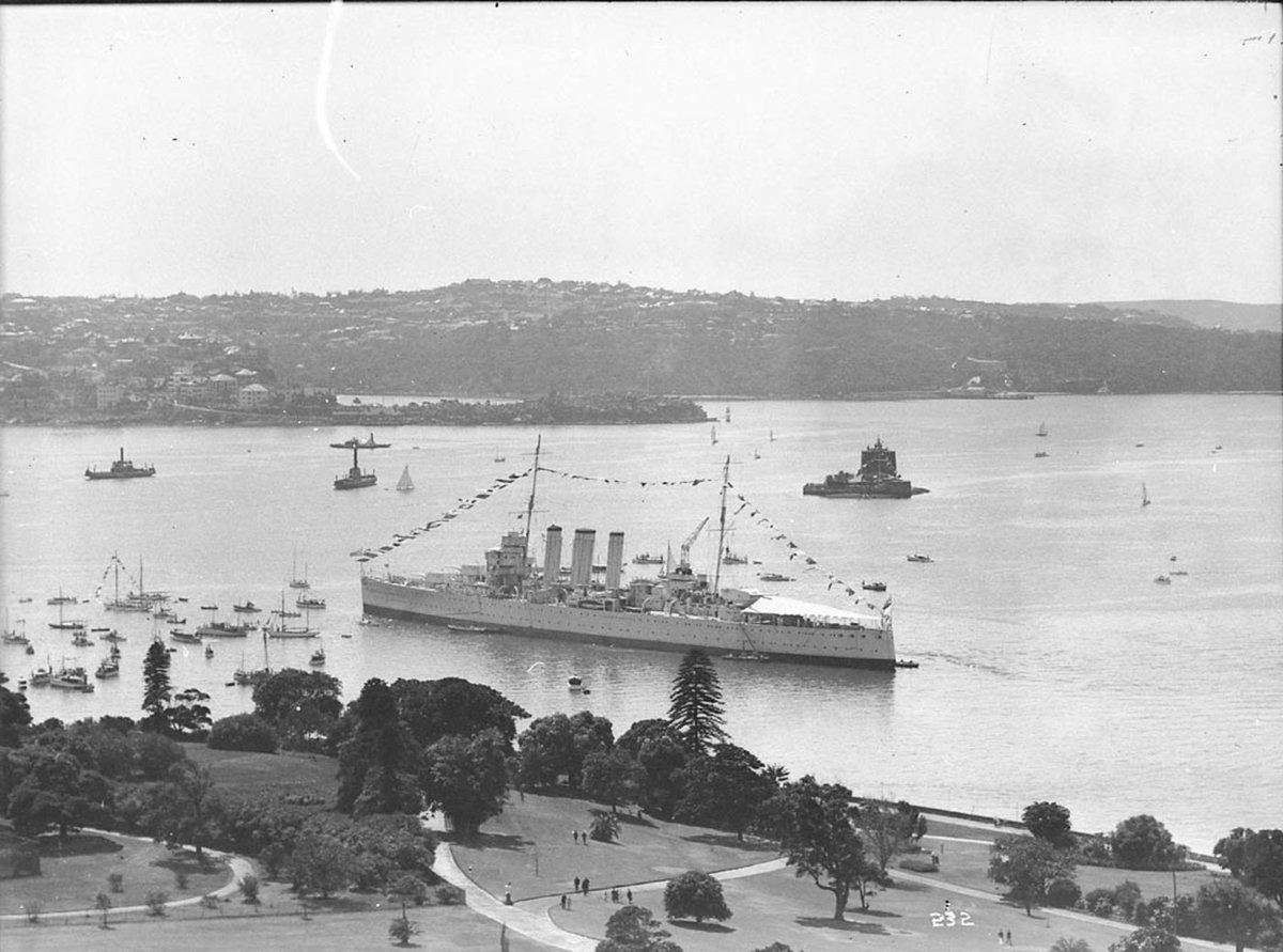 Sydney Harbour, 19 March 1932, by Hall and Co