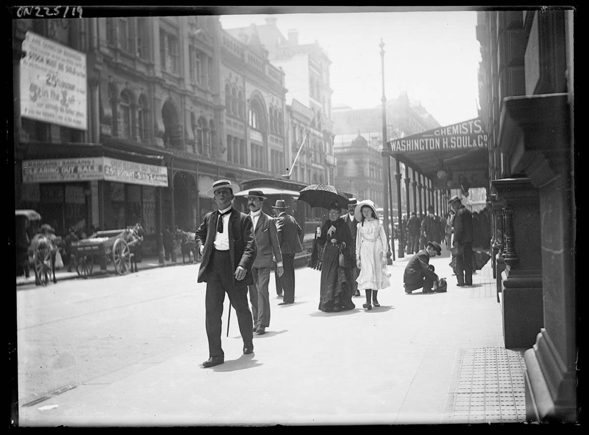 Streetscenes, from Frederick Danvers Power - photonegatives, 1898 - 1926, Sydney city centre (1898–1926)