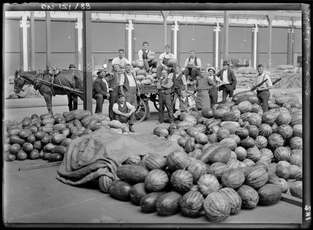 Sydney markets, by Rex Hazlewood, c. 1911-1916 (1911–16)