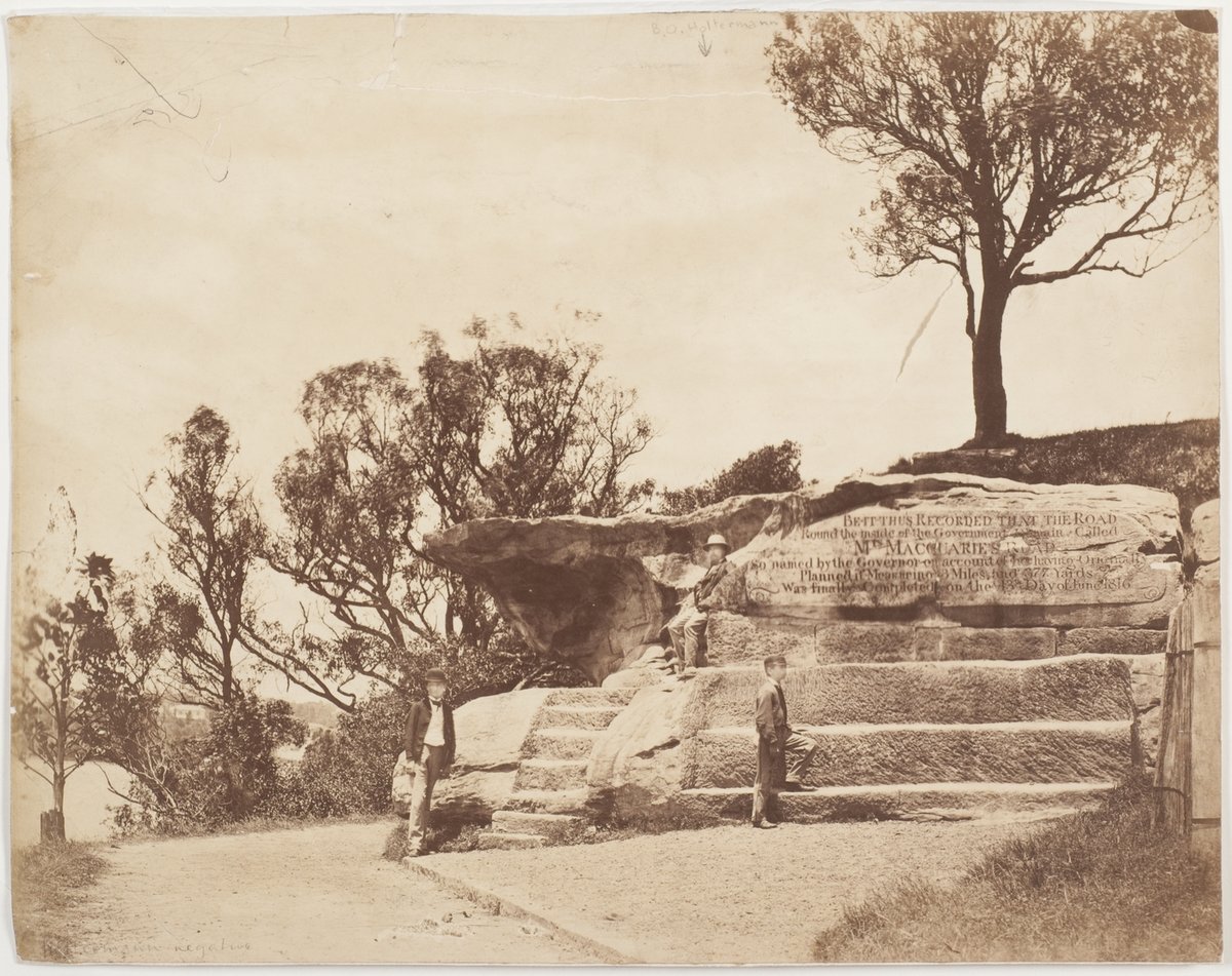 Mrs Macquarie's Chair, Sydney, ca. 1870-1875 - photographer American and Australasian Photographic Company, Sydney city centre (1870–75)