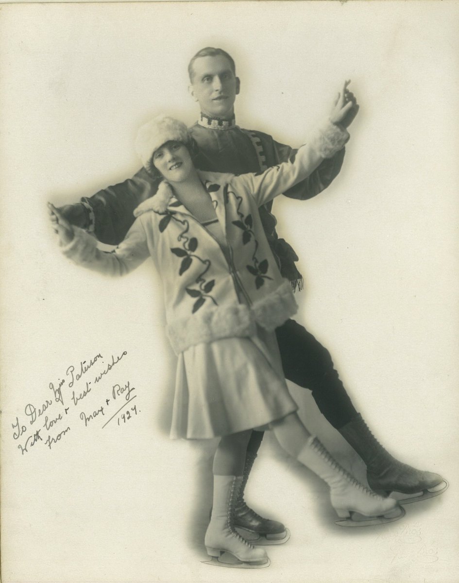 Ice Skaters, May and Ray, Sydney, 1927 - photographer Grace Bros. Ltd, Haymarket