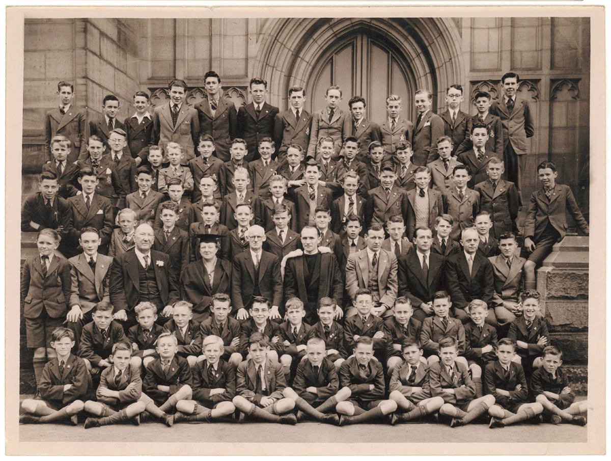 St. Andrew's School class, c. 1930s, by Sam Hood, Sydney city centre