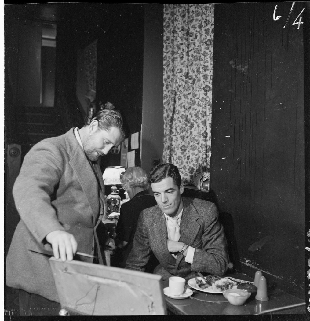 Piers Bourke; John Barry from Lincoln Coffee Lounge and Cafe, Rowe Street, Sydney - photographed by Brian Bird c. 1948-1951 (1948–51)