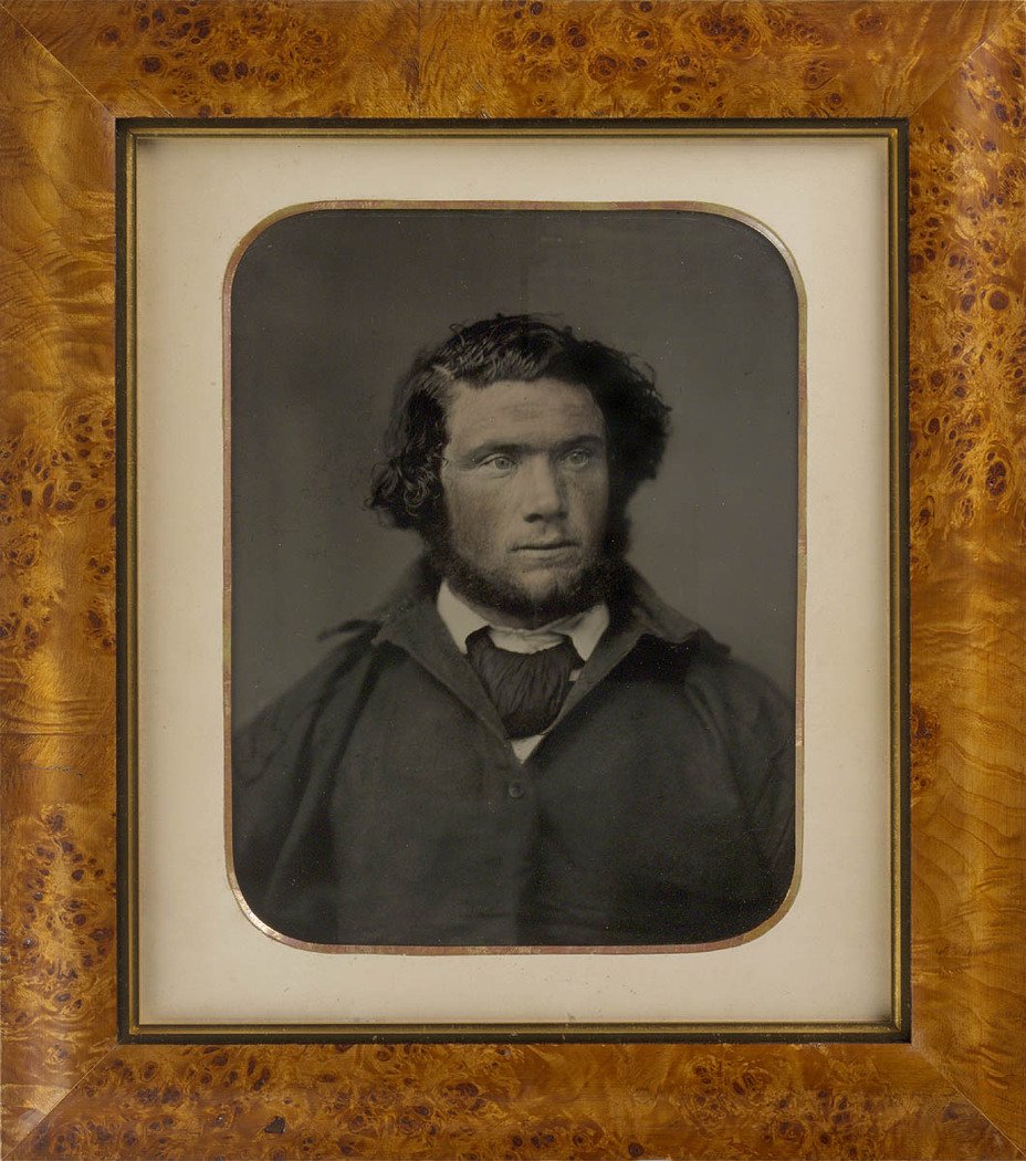 James Johnson, survivor of the wreck of the Dunbar, Sydney, 1857 - (hand coloured ambrotype attributed to Thomas Glaister)