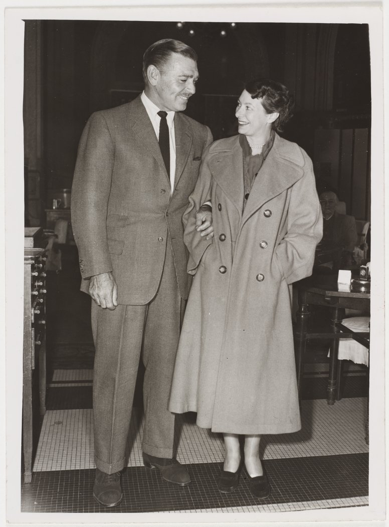 Clark Gable and Tilly Shelton-Smith, Sydney journalist, c.1940s, by Ted Hood