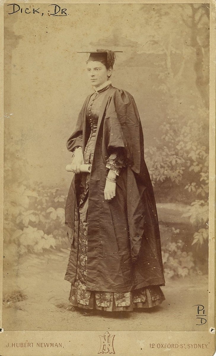 Dr. Frances Dick, first woman to practise medicine in New South Wales, Sydney, ca. 1892 - photograph by J. Hubert Newman (c. 1892)