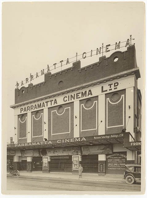Parramatta Cinema, c. 1920s, by Sam Hood