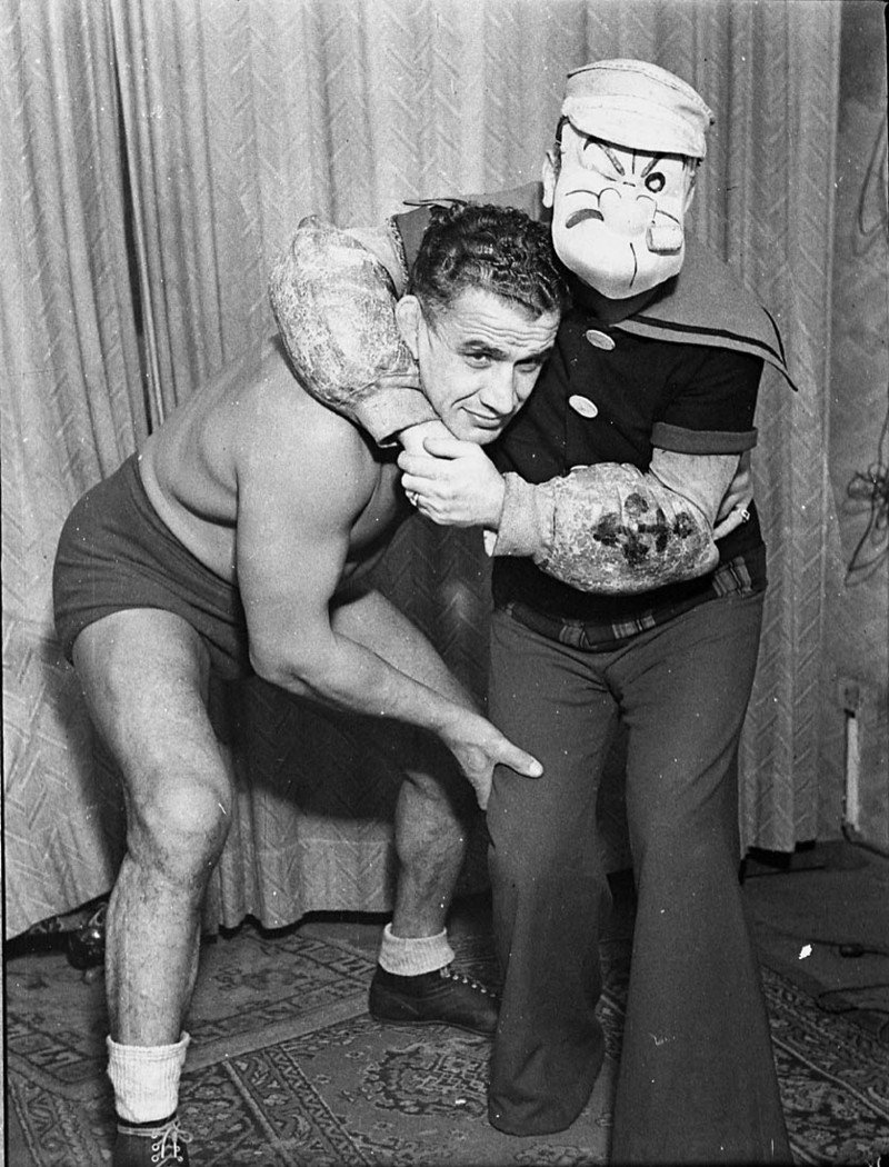 Ray Steele and Popeye at the Tivoli, Sydney, 22 June 1938 - Sam Hood, Sydney city centre
