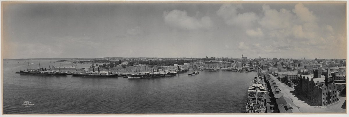 Circular Quay from a ship's mast, 1903