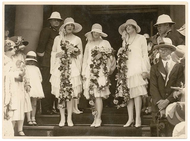 Wedding, St James' Church, Sydney, in the 1920s - Sam Hood
