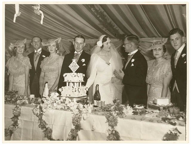 Society wedding reception (Meeks and Hordern families), Sydney, February 1936 - Sam Hood