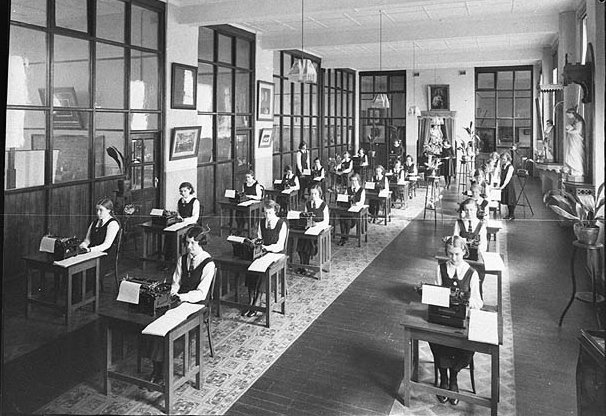 St Mary's commercial college, 1937 - Sam Hood, Sydney city centre