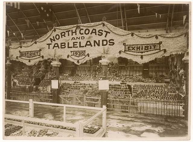 District exhibits, Royal Easter Show, Sydney, 1930 - Sam Hood, Moore Park