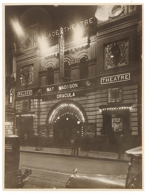 "Dracula", Palace Theatre, Pitt Street, Sydney, 1929 - by Sam Hood, Sydney city centre