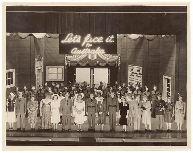 "Let's face it for Australia", c. 1940s - by Sam Hood, Sydney