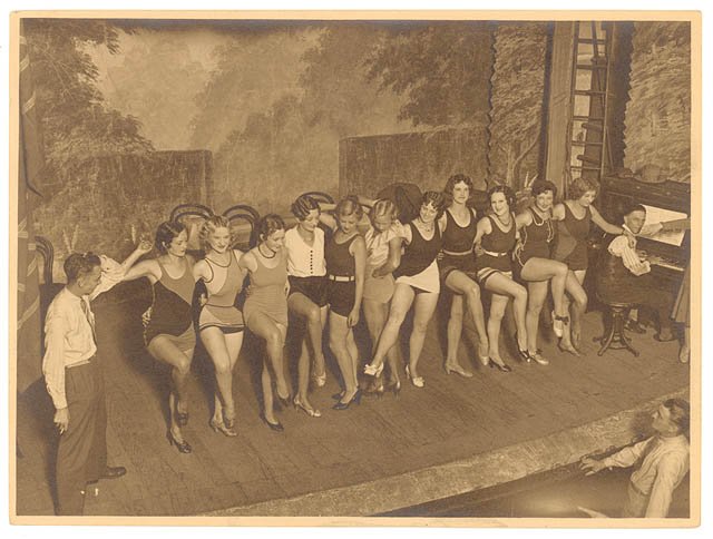 Chorus rehearses, c. 1920s-30s - by Sam Hood, Sydney