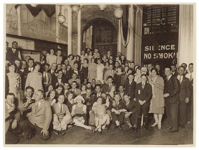 Party group onstage c. 1920s-30s - by Sam Hood, Sydney (1920–50)