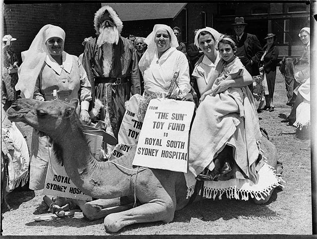 Royal South Sydney Hospital, 25-12-1936 - by Sam Hood, Sydney city centre