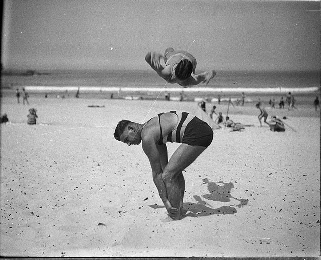 Beach studies, 1930s - by Sam Hood, Bondi