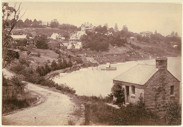Rushcutter's Bay, Sydney, ca. 1874 - by unknown photographer, Rushcutters Bay