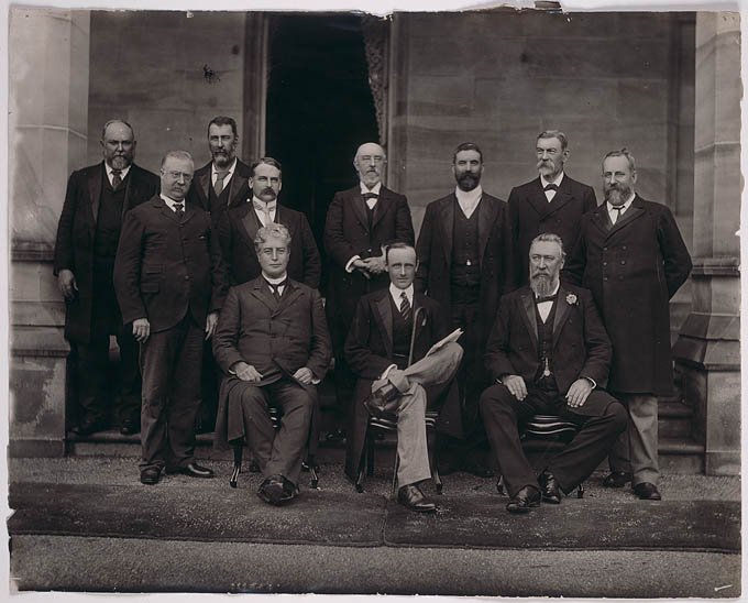 The Governor-General and First Commonwealth Ministry, 1901, Sydney city centre