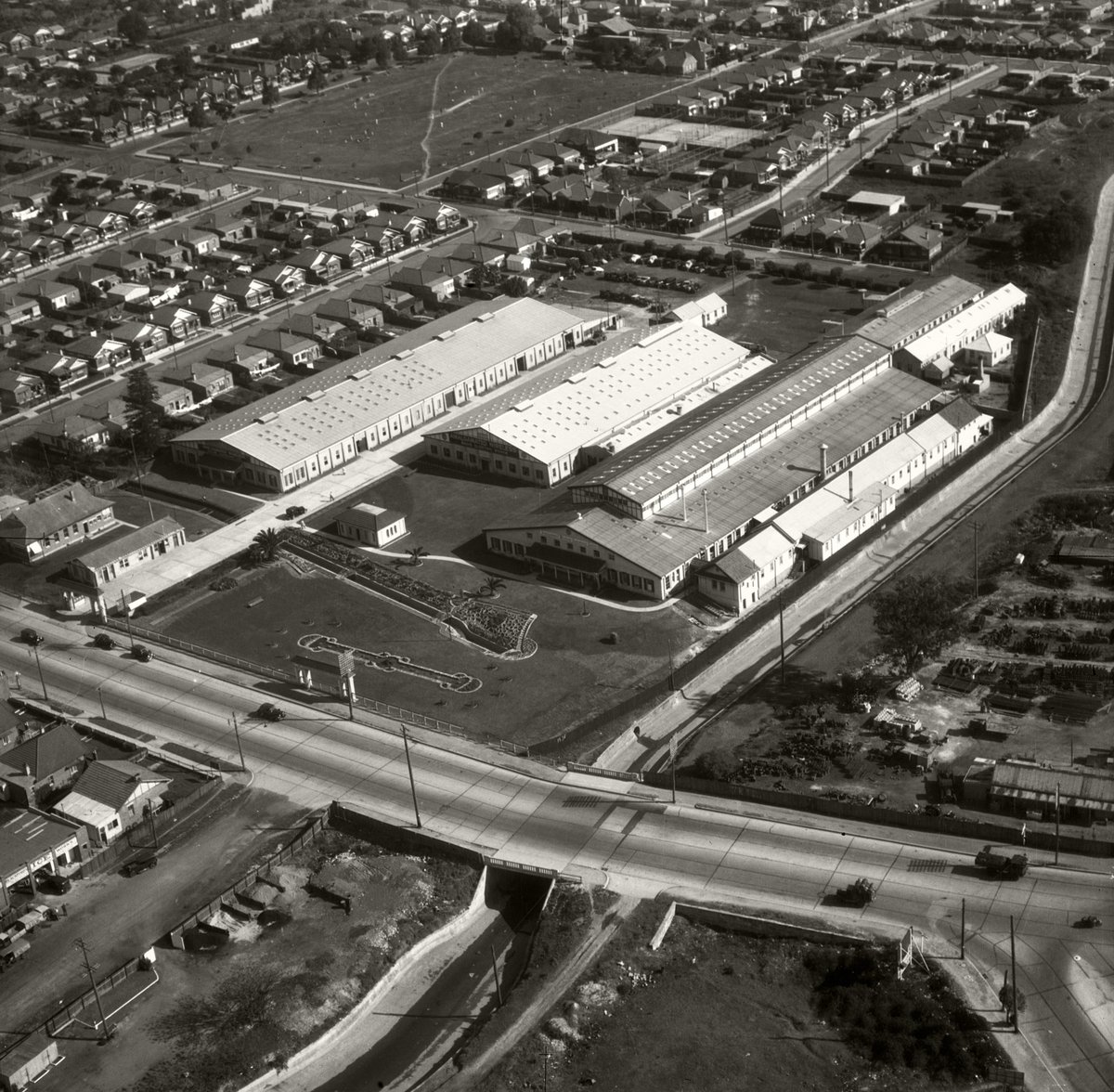Amalgamated Wireless Factory Parramatta Rd. Burwood- 19th September 1935