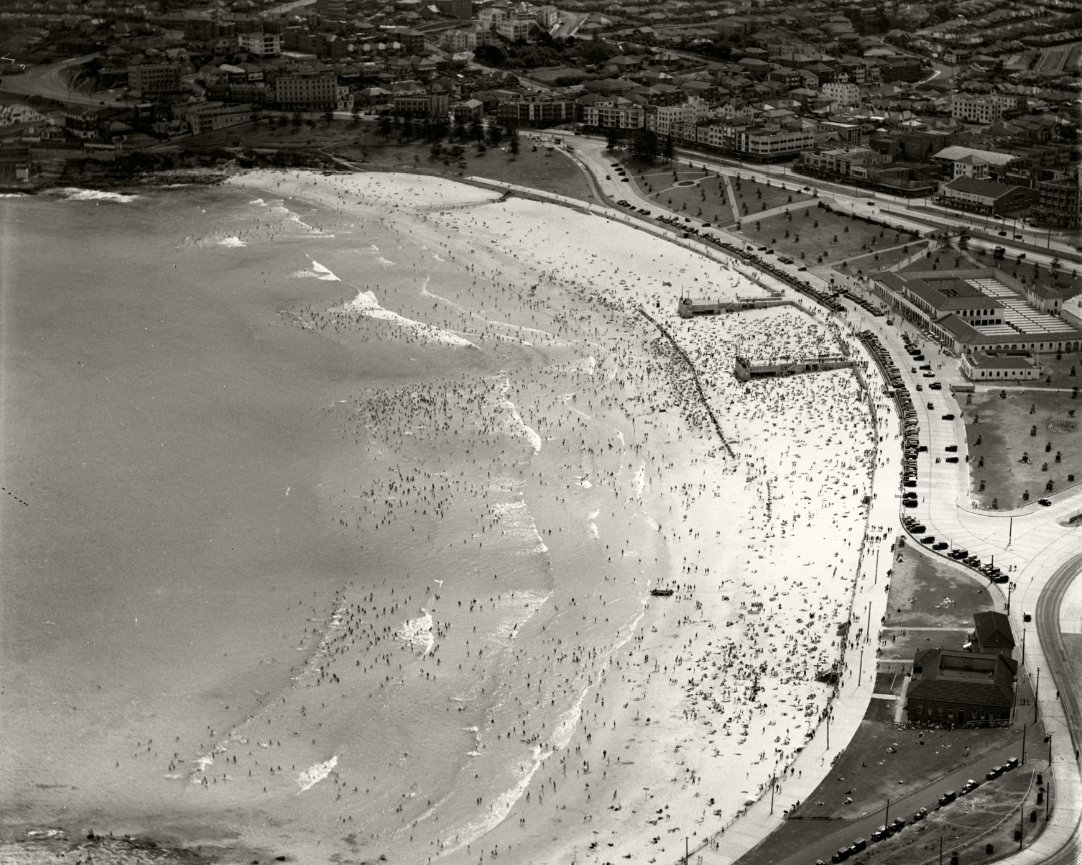 Bondi Beach looking South c.1937 (c. 1937)