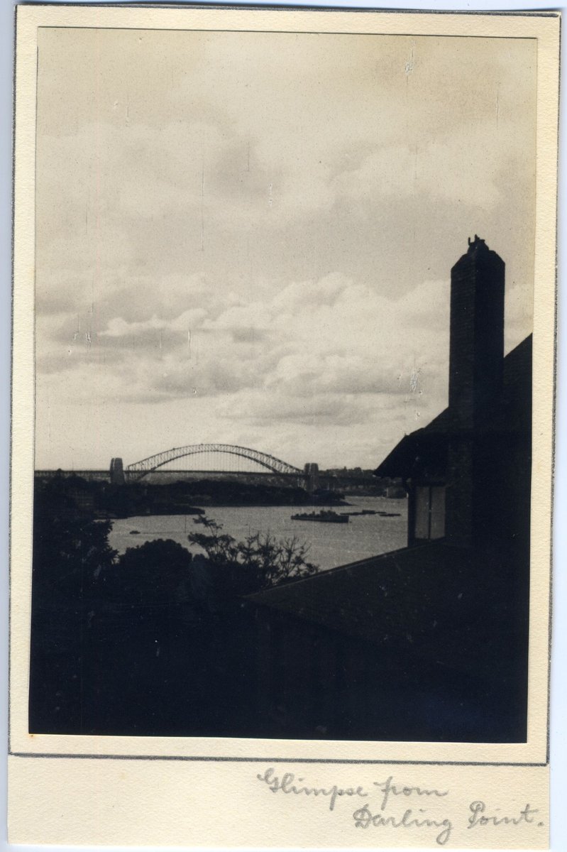 'Glimpse from Darling Point' RAHS-Osborne Collection, Sydney (1930)