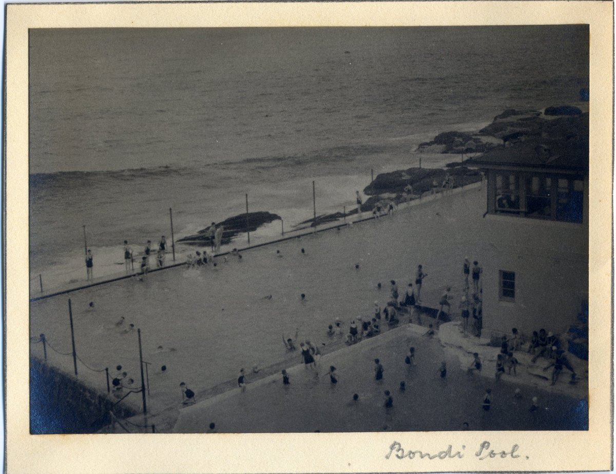 'Bondi Pool' RAHS-Osborne Collection, Bondi Beach (1930)