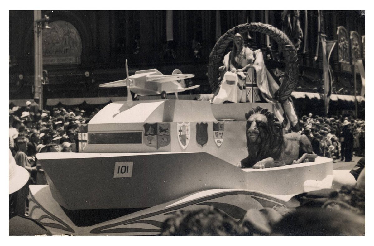 "Australia's March to Nationhood" Sesquicentenary Celebrations 1938, Sydney city centre
