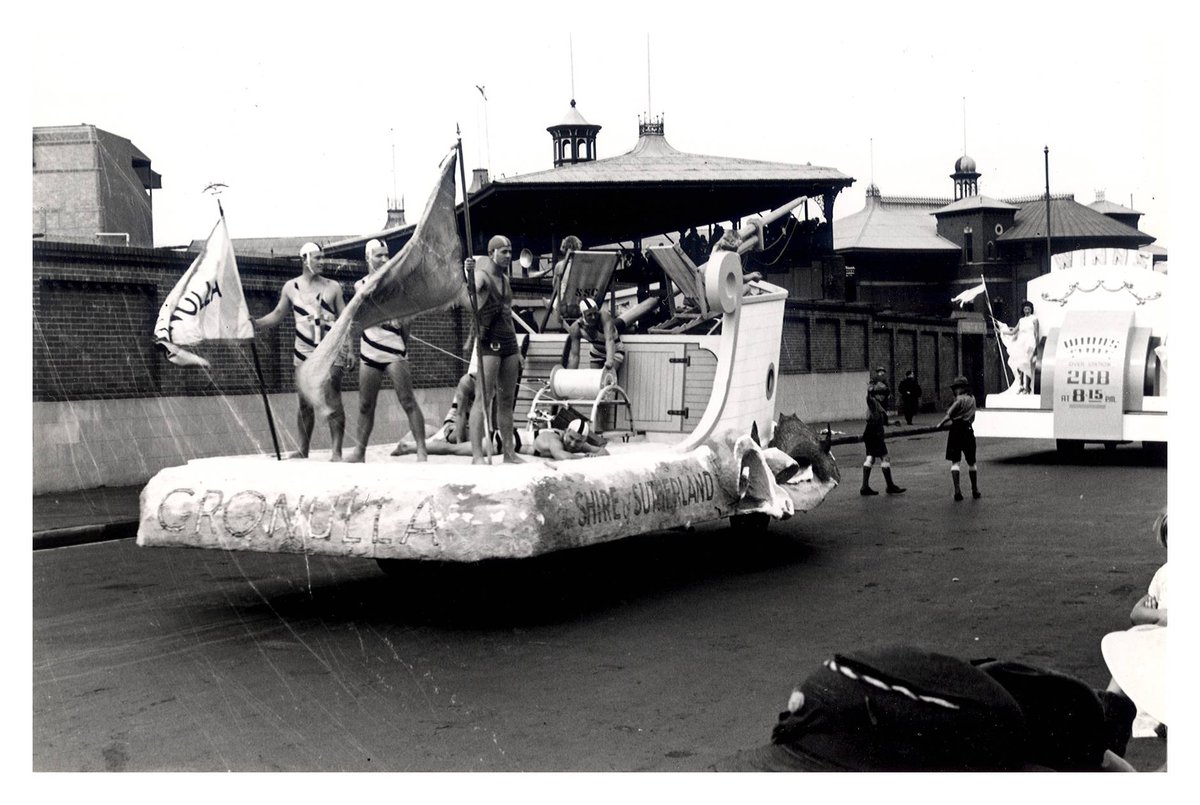 Cronulla Lifesavers float- “Australia's March to Nationhood” Australian 150th Anniversary Celebration (1938)