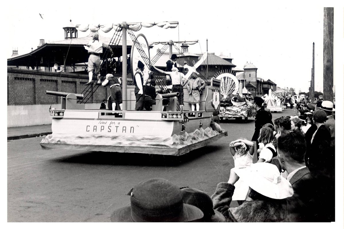 Capstan float- “Australia's March to Nationhood” Australian 150th Anniversary Celebration, Moore Park (1938)