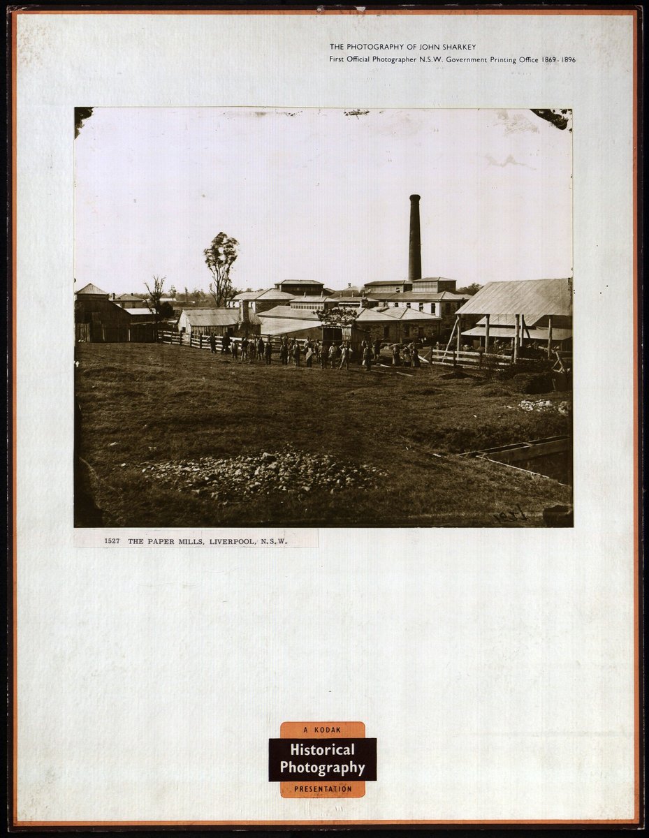 1527. "The Paper Mills in Liverpool" (Dated on the back to 1876) John Sharkey