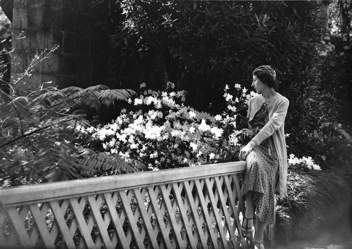 A woman in the Botanic Gardens, 13 Sept. 1934, by Sam Hood, Sydney city centre