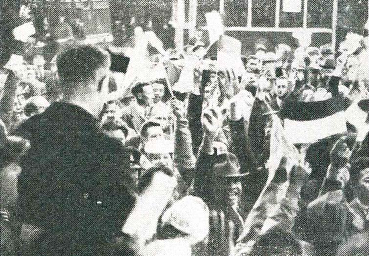 Demonstration in Sydney, Impressions of the Fight ... in Indonesia, p13 (c. 1946)