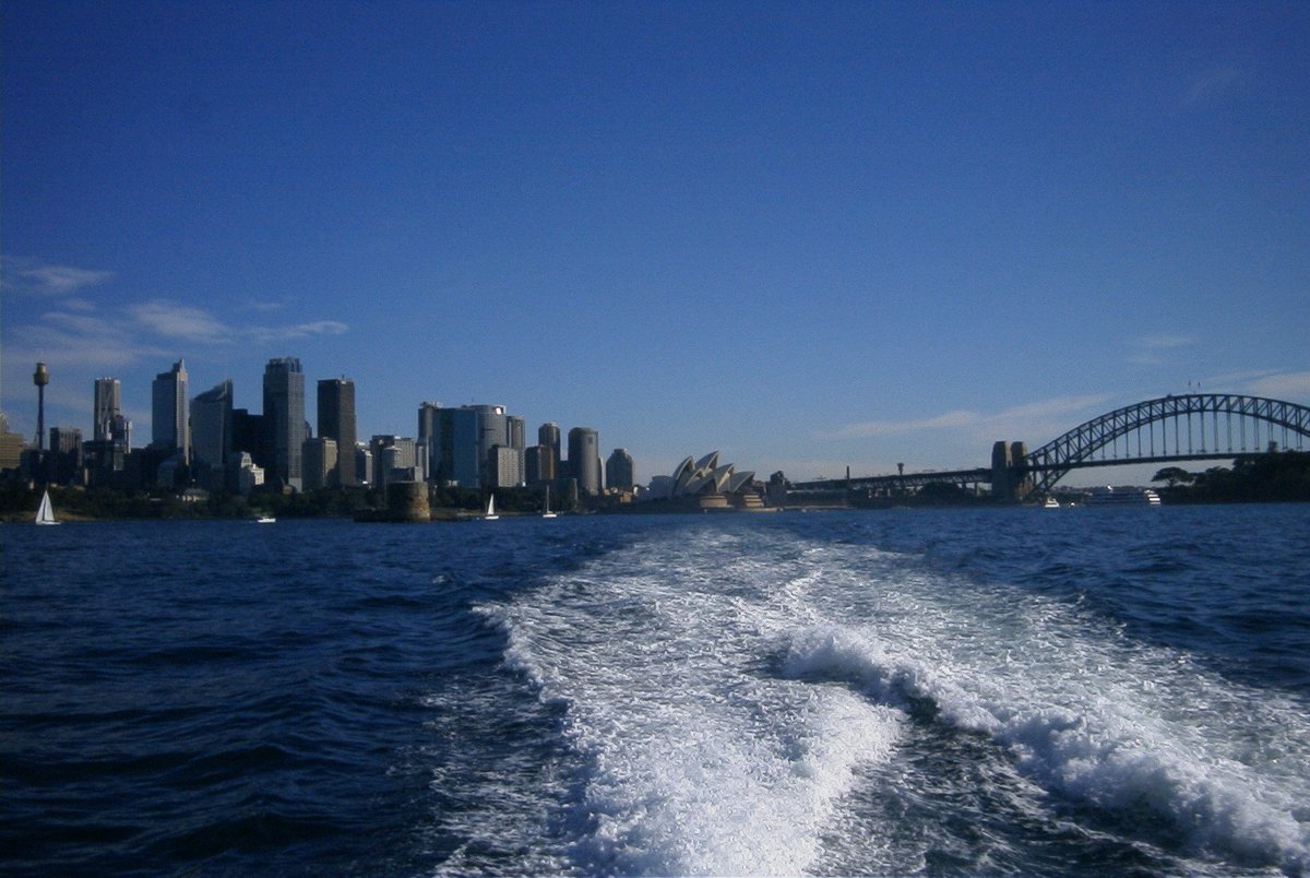 Sydney City, Opera House and Harbour Bridge - panoramio, Sydney city centre (1999)