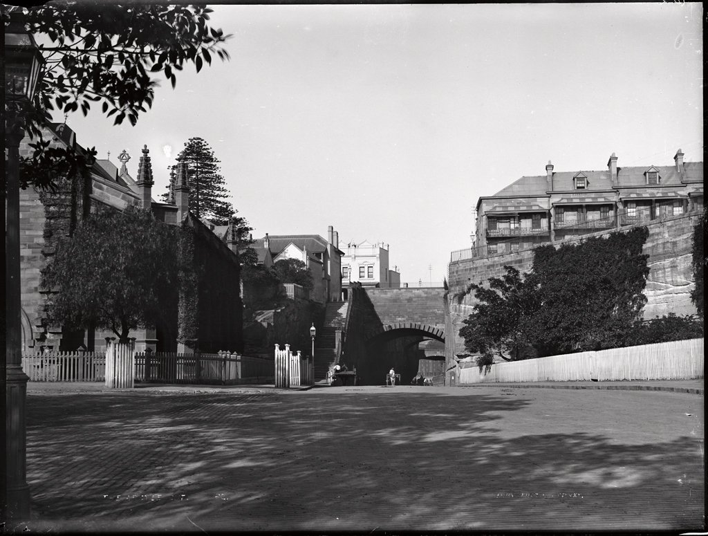 Argyle Cut, Sydney from The Powerhouse Museum Collection, Millers Point (c. 1900)