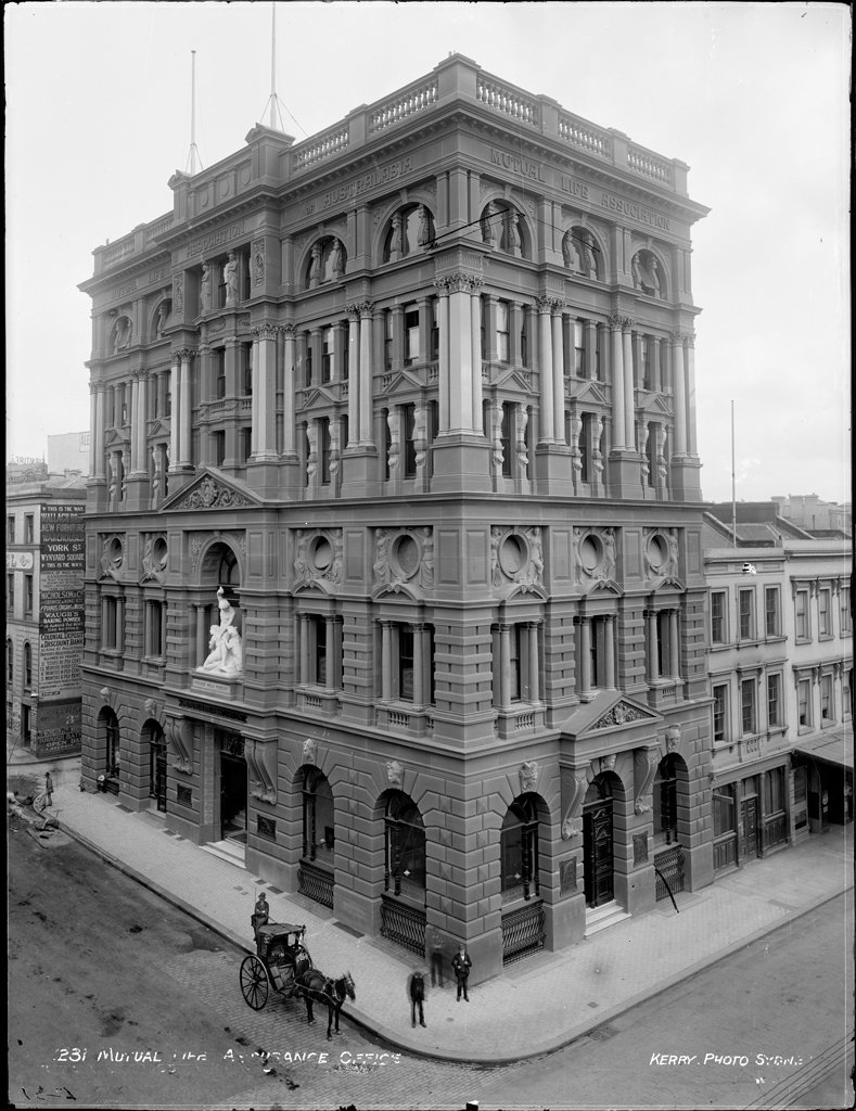 Mutual Life Assurance Office from The Powerhouse Museum Collection, Sydney city centre (c. 1900)