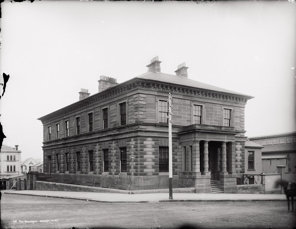 The Treasury, Sydney from The Powerhouse Museum Collection (c. 1900)
