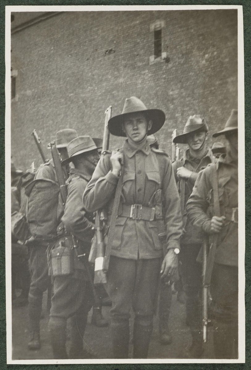 “E” Company at Fort Macquarie October 18th, 1914, Sydney city centre