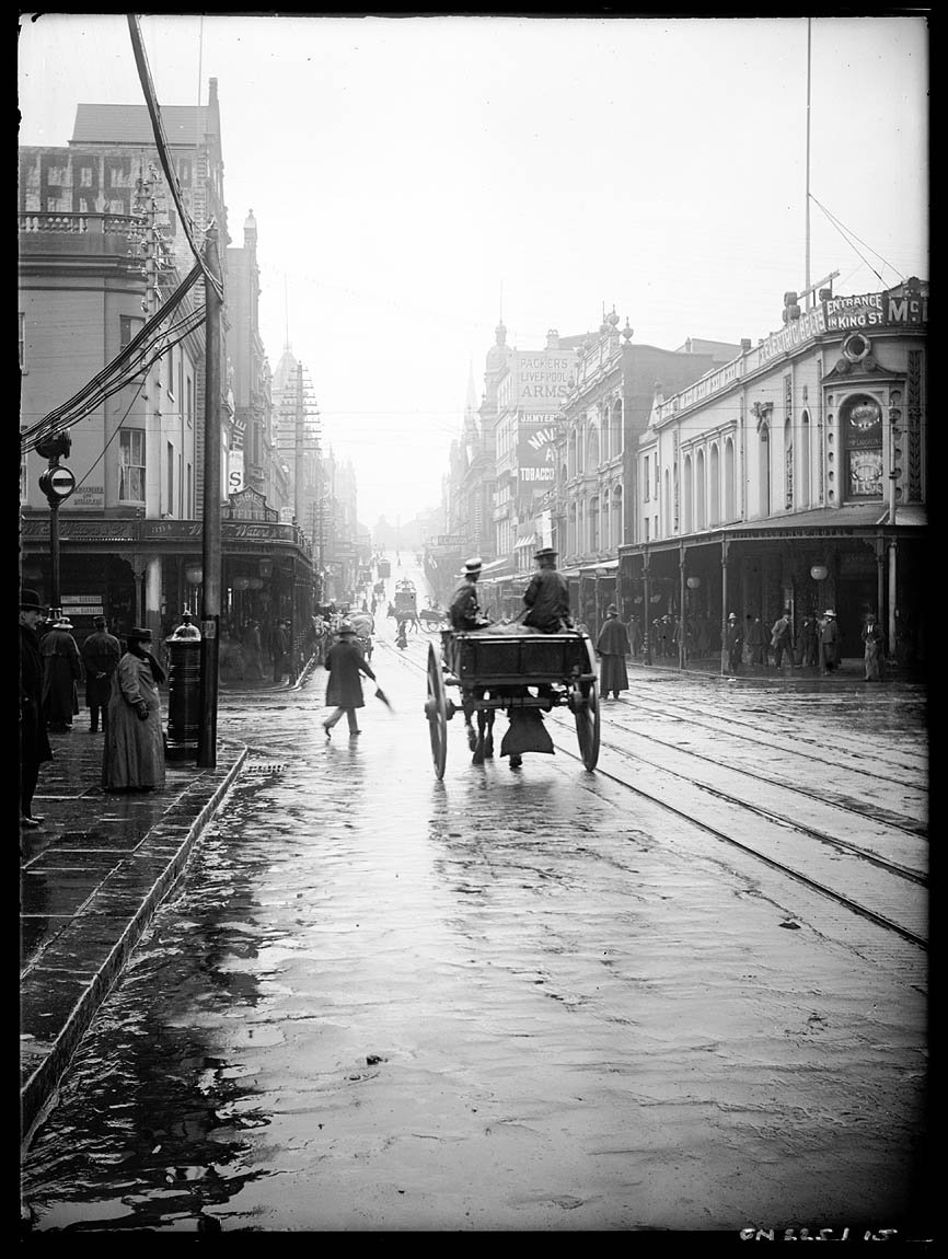 Streetscenes, from Frederick Danvers Power - photonegatives, 1898 - 1926, Sydney city centre (1898–1926)