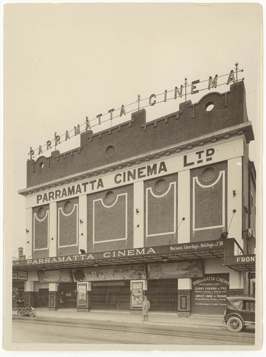 (Facade, Parramatta Theatre, 1920's) by Sam Hood (1920s)