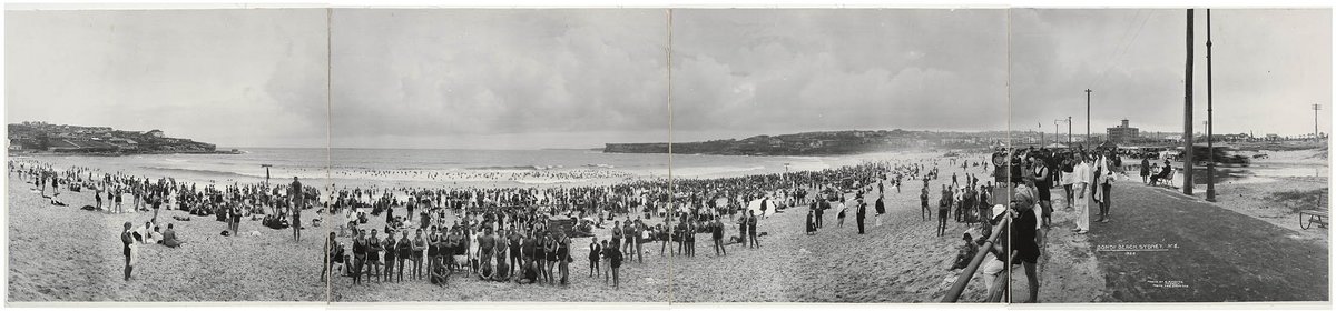Bondi Beach, Sydney, 1922 - photographed by R. P. Moore